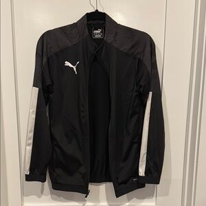 PUMA Boy’s Black and White Jacket